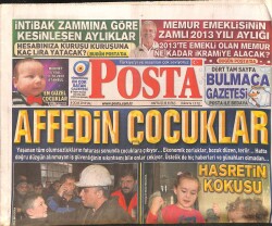 Posta Gazetesi 8 Ocak 2013 - Dünya Hakemleri Dünyanın En İyi Hakemini Seçti 