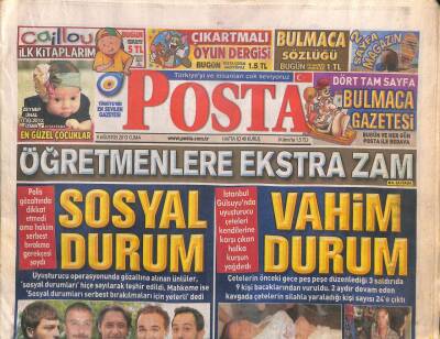 Posta Gazetesi 9 Ağustos 2013 - Şafak Sezeri Ablası Reddetti - Gül Başbuğ İçin Üzülüyorum GZ106502 - 1