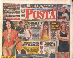 Posta Gazetesi 9 Ağustos 2014 - Aziz Yıldırım, Ersun Yanalı ve Futbolcuları Azarladı - Erhan Güleryüz 
