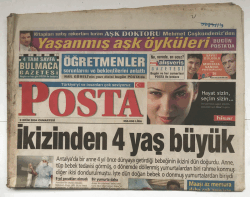 Posta Gazetesi 9 Ekim 2004 - El Kaideden Mısırda Üçüz Saldırı 27 Ölü GZ5241 - 1