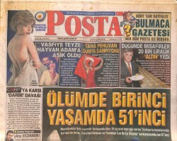 Posta Gazetesi 9 Eylül 2014 - Çarşı'ya Karşı Darbe Davası - Taha Pehlivan Dünya Şampiyonu Oldu GZ158537 - Gökçekoleksiyon