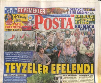 Posta Gazetesi 9 Haziran 2017 - Diyarbakırda Şanlıurfa Reklamı - Telsizden Hakaret Gemi Durdurttu GZ98840 - 1