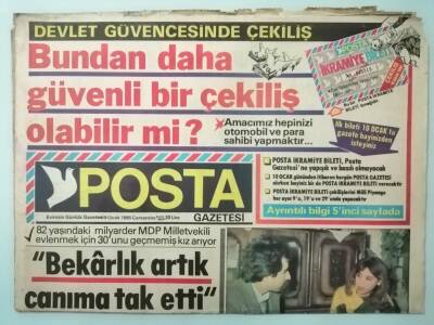 Posta Gazetesi 9 Ocak 1985 Mustafa Topaloğlu Ağız Değiştirdi -GZ14915 - 1