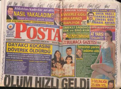 Posta Gazetesi 9 Şubat 2008 - Trabzonsporda Kongre Heyecanı GZ82665 - 1