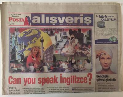 Posta Gazetesi Alışveriş Eki 14 Ekim 2000 - Jean Fırtınası GZ26282 - 1