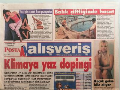 Posta Gazetesi Alışveriş Eki 2 Temmuz 2005 Plajlarda Aksesuar Şıklığı -GZ37591 - 1