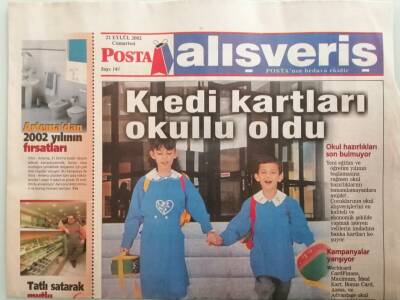 Posta Gazetesi Alışveriş Eki 21 Eylül 2002 Yapı Marketleri Hediye Yağdırıyor -GZ44762 - 1