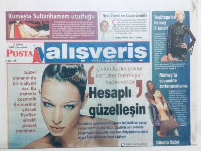 Posta Gazetesi Alışveriş Eki 22 Şubat 2003 - Antikalar Tarihe Işık Tutuyor GZ42080 - 1