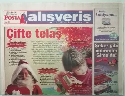 Posta Gazetesi Alışveriş Eki 23 Aralık 2000 Dargelirlinin Adresi Eminönü -GZ37340 - 1