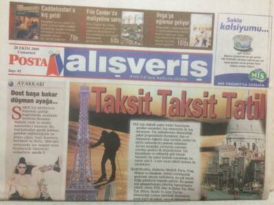 Posta Gazetesi Alışveriş Eki 28 Ekim 2000 - Sağlığınızla Oynatmayın! GZ35675 - 1