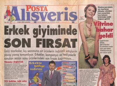 Posta Gazetesi Alışveriş Eki 4 Mart 2006 - Cep Telefonları MP3ün Yerini Alıyor - Gözlükler Bu Yıl Çok Şık GZ95402 - 1