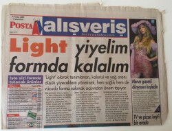 Posta Gazetesi Alışveriş Eki - 9 Nisan 2005 - Light Yiyelim Formda Kalalım - GZ43753 - 2