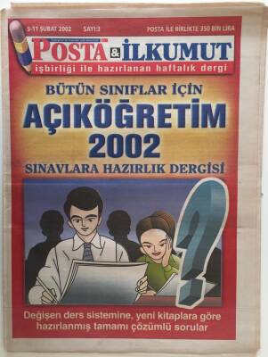 Posta Gazetesi Bütün Sınıflar İçin Açıköğretim 2002 Eki 5-11 Şubat 2002 - Değişen Ders Sistemine Çözümlü Sorular GZ28036 - 1