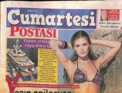 Posta Gazetesi Cumartesi Eki 14 Mayıs 2011 - Şimdi Barcelona Zamanı - Şeyh Hamamına İznik Çinisi GZ116517 - 1