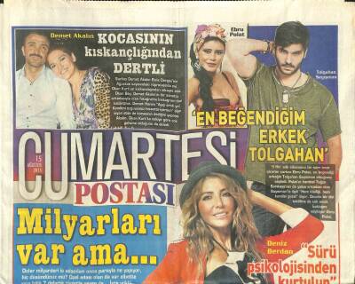 Posta Gazetesi Cumartesi Eki 15 Ağustos 2015 - Ziynet Sali Mutlu Olmak İçin Erkeğe İhtiyacım Yok GZ105312 - 1