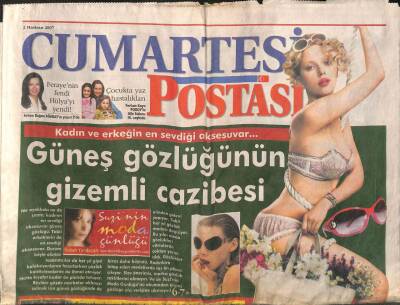 Posta Gazetesi Cumartesi Eki 2 Haziran 2007 - A.Mine Emirle Dekorasyona PostDeco Bakış GZ113469 - 1