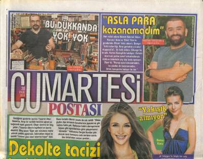Posta Gazetesi Cumartesi Eki 20 Eylül 2014 - Bülent Sakrak Asla Para Kazanamadım GZ117149 - 1