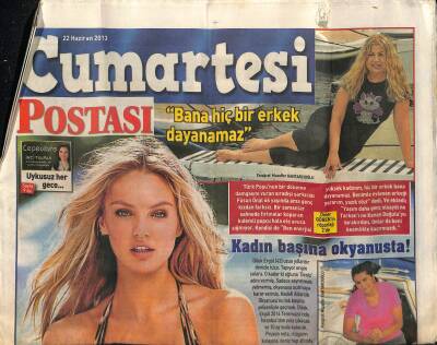 Posta Gazetesi Cumartesi Eki 22 Haziran 2013 - Füsun Önal Bana Hiç Bir Erkek Dayanamaz GZ117196 - 1