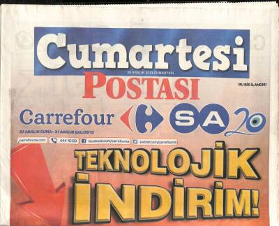 Posta Gazetesi Cumartesi Eki 28 Aralık 2013 - Tropik Cennet - 1