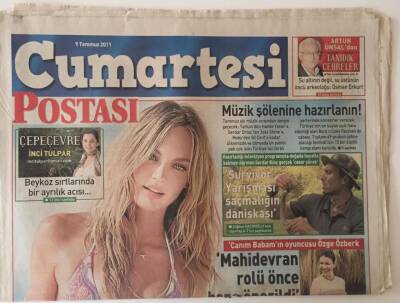 Posta Gazetesi Cumartesi Eki 9 Temmuz 2011 - Özge Özberk İle Röportaj GZ31247 - 1