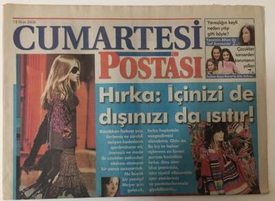 Posta Gazetesi Cumartesi Postası Eki 18 Ekim 2008 - Hırka İçinizede Dışınızı da Isıtır ! GZ25490 - 1