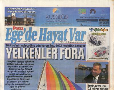 Posta Gazetesi Egede Hayat Var Eki 30 Mayıs 2014 - Folkartın Kuleleri Egeye Çağ Atlattı GZ119550 - 1