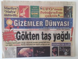 Posta Gazetesi İyi Gazete Eki 30 Ekim 1996 - İnanılmaz Ama Gökten Taş Yağdı GZ11468 - 1