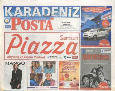 Posta Gazetesi Karadeniz Eki 20 Aralık 2014 - Hamsi,Türk Sularını Terk Ediyor GZ105167 - 1