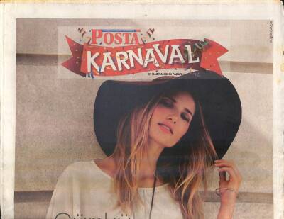 Posta Gazetesi Karnaval Eki 1 Haziran 2014 - Demet Akalının Eşi Okan Kurta Şok Haber GZ119544 - 1