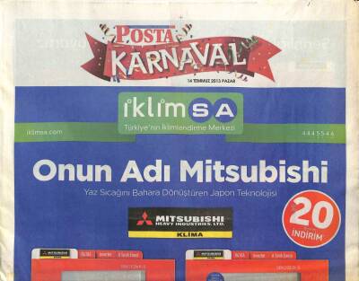 Posta Gazetesi Karnaval Eki 14 Temmuz 2013 - Mustafa Sandal 1.5 Yaşındaki Yavuzu Botla Gezdiriyor GZ105356 - 1