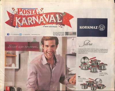 Posta Gazetesi Karnaval Eki 17 Mart 2013-Kadir İnanırın,Türkan Şoray İle 1977de Oynadığı Dila Hanım Filminin Dizi Versiyonu Starda Yayınlanıyor GZ105899 - 1