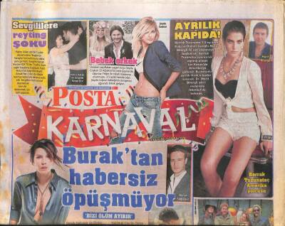Posta Gazetesi Karnaval Eki 19 Ekim 2014 - Berrak Tüzünataç Amerika Yolcusu GZ116452 - 1