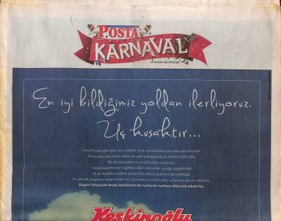 Posta Gazetesi Karnaval Eki 19 Mayıs 2013 - Altan Erkekli Yalan Dünya Devam Edecek GZ105922 - 1