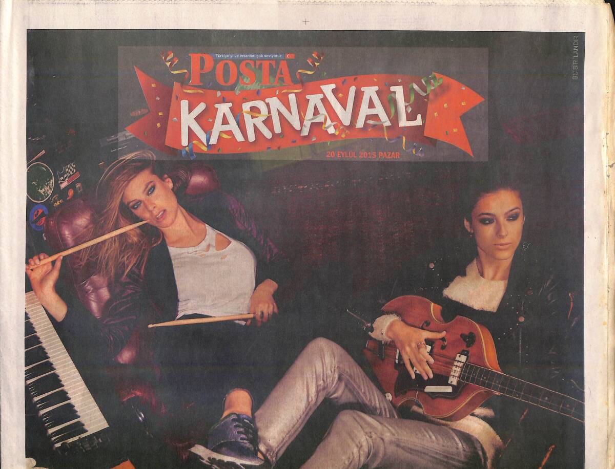 Posta Gazetesi Karnaval Eki 20 Eylül 2015 - Bülent Ersoy 'Ajda Pekkan'ın Ayağı Kırık İtler Gibi Yardımına Giderim !' GZ160030 - 1