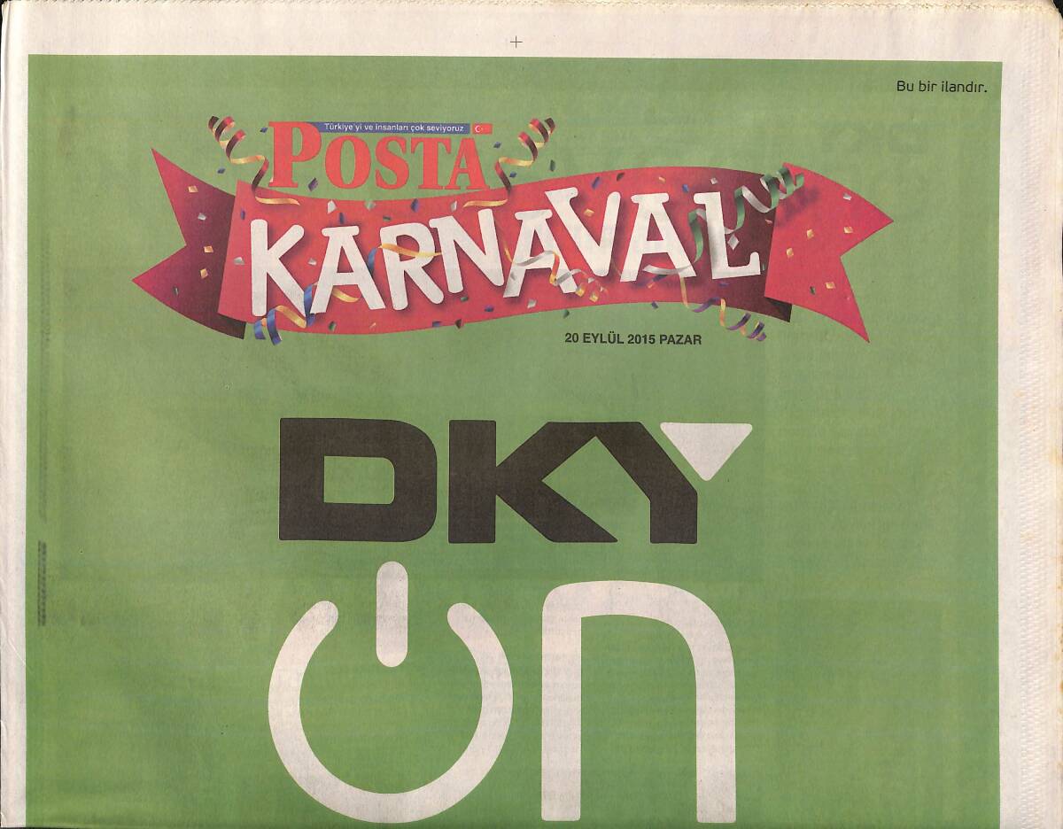 Posta Gazetesi Karnaval Eki 20 Eylül 2015 - Çağla Şıkel Her Gün 2 Saat Spor Yapıyor GZ160029 - 1