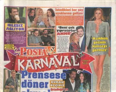 Posta Gazetesi Karnaval Eki 20 Nisan 2014 - Burak Özçivit İle Ceylan Çapa Dubaide Tatil de Yapacak GZ113142 - 1