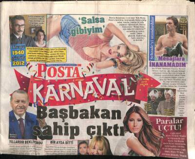 Posta Gazetesi Karnaval Eki 21 Ekim 2012 - Tamer Karadağlı , Kızı İçin Ankaraya Taşındı - Abdullah Avcı Sorunsalı GZ124950 - 1