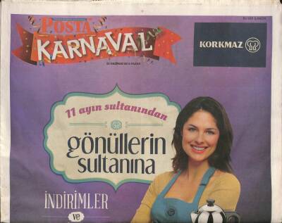 Posta Gazetesi Karnaval Eki 22 Haziran 2014 - Halit Akçatepe , 5 Yaşından Beri Oyuncu GZ105867 - 1