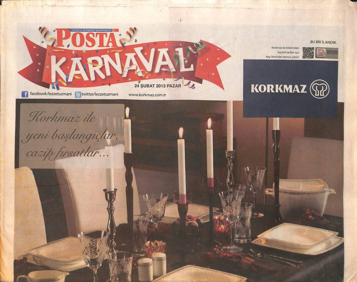 Posta Gazetesi Karnaval Eki 24 Şubat 2013 - Çağatay Ulusoy ve Serenay Sarıkaya'ya Yasak Geldi GZ158411 - 1