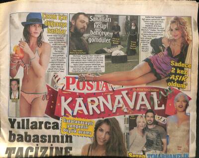 Posta Gazetesi Karnaval Eki 27 Ocak 2013 - RTÜKmü Kenan Doğulu Mu ? GZ117211 - 1