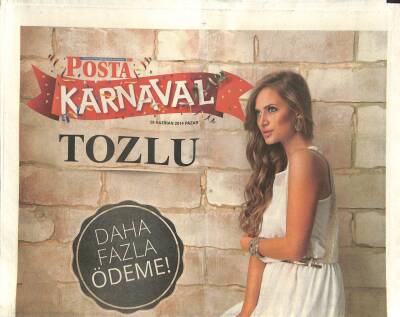 Posta Gazetesi Karnaval Eki 29 Haziran 2014 - Ebru Şallı 2 Çocuğunun Babası Harun Tanı Kırmamaya Özen Gösteriyor GZ105815 - 1