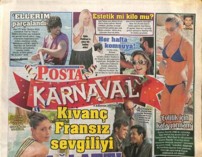 Posta Gazetesi Karnaval Eki 4 Ağustos 2013 - Gamze Özçelik, Evlilik İçin Kafa Yormam GZ107770 - 1