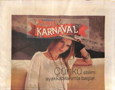 Posta Gazetesi Karnaval Eki 4 Mayıs 2014 - Burcu Esmersoy Hiç Ofsayta Düşmedim GZ116807 - 1