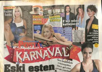 Posta Gazetesi Karnaval Eki 7 Ekim 2012 - Eski Eşten Şok Teklif, Helin Avşar Kenyada Hazine Buldu GZ107414 - 1
