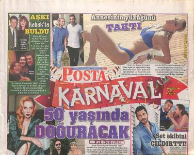 Posta Gazetesi Karnaval Eki 9 Ağustos 2015 - Müjdat Gezen , Sahneye Çıkmak İstemeyince Öğretmenden Dayak Yedi GZ119632 - 1