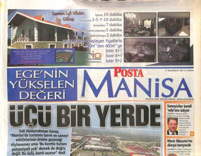 Posta Gazetesi Manisa Eki 7 Haziran 2013 - Ufuk Tanık Ticaretten Çok Tanıtıma Önem Veriyoruz GZ105794 - 1