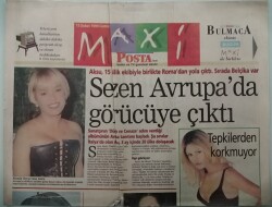 Posta Gazetesi Maxi Eki 13 Şubat 1999 Sezen Avrupada Görücüye Çıktı - GZ44549 - 1