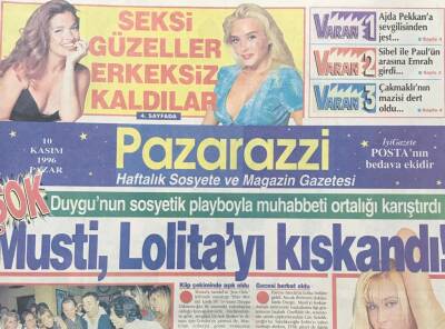 Posta Gazetesi Parazzi Eki 10 Kasım 1996- Bunalımda Olan Süperstarı Sevgilisi Kurtardı GZ36601 - 1