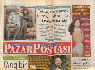 Posta Gazetesi Pazar Eki 2 Ocak 2011 - Türk Basınının En Renkli Simalarından Hıncal Uluç GZ116893 - 1
