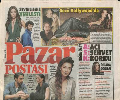 Posta Gazetesi Pazar Eki 4 Şubat 2018 - Belçim Bilgin Yılmaz(Erdoğan) Benim İlk Aşkım Dedi - Engin-Neslişah Çiftinin Bebeğinin Cinsiyeti Belli Oldu GZ95154 - 1